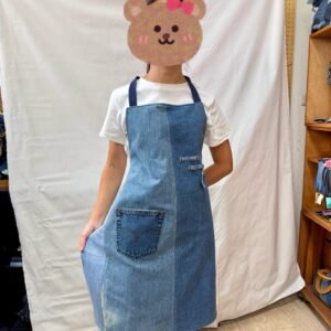 丹寧拼布圍裙